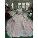 2025 Mumuleo Blush Pink Quinceanera Dresses 2025 Mexican Quince XV Vestidos De 15 Ball Gown Aos Verde Debutante Para
