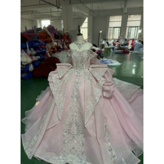 2025 Mumuleo Blush Pink Quinceanera Dresses 2025 Mexican Quince XV Vestidos De 15 Ball Gown Aos Verde Debutante Para