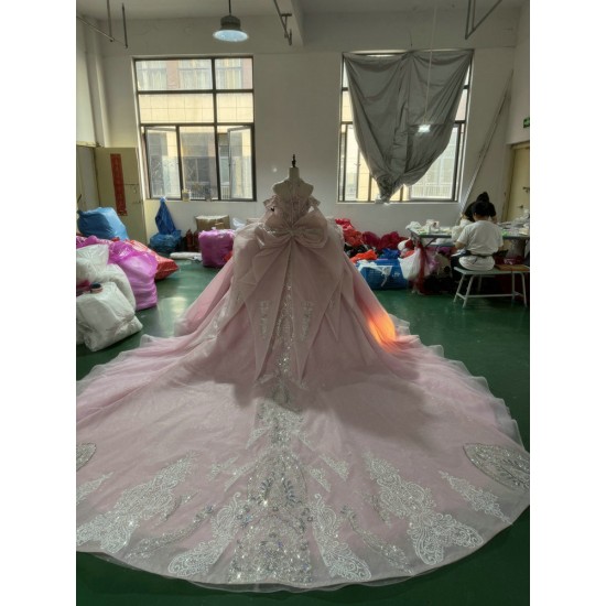 2025 Mumuleo Blush Pink Quinceanera Dresses 2025 Mexican Quince XV Vestidos De 15 Ball Gown Aos Verde Debutante Para
