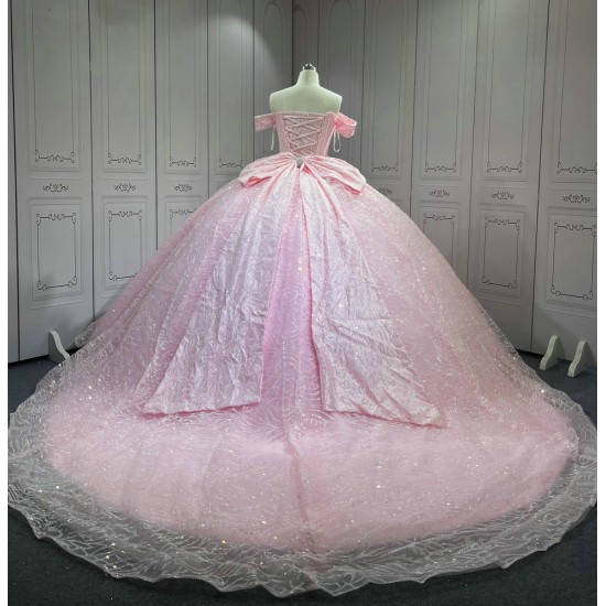 2025 Mumuleo Pink Quinceanera Dresses Vestidos De 15 Aos De Color Morado Verde aos Ball Gowns Vestidos De Quinceaera