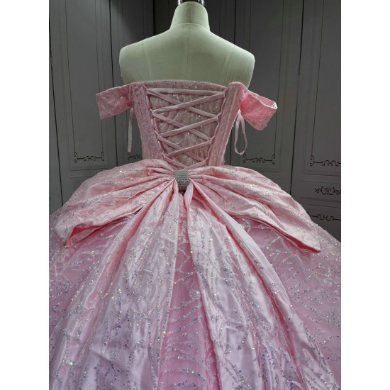 2025 Mumuleo Pink Quinceanera Dresses Vestidos De 15 Aos De Color Morado Verde aos Ball Gowns Vestidos De Quinceaera