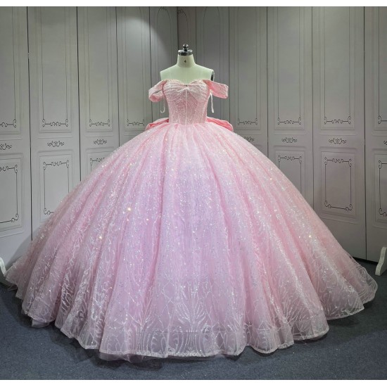2025 Mumuleo Pink Quinceanera Dresses Vestidos De 15 Aos De Color Morado Verde aos Ball Gowns Vestidos De Quinceaera