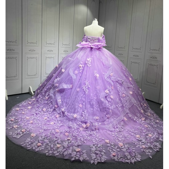 2025 Mumuleo LilacLight Purple Quinceanera Dress Vestidos De Novia Quinceaera Ball Gowns  Para Aos Xv 15 Year Old Dresses