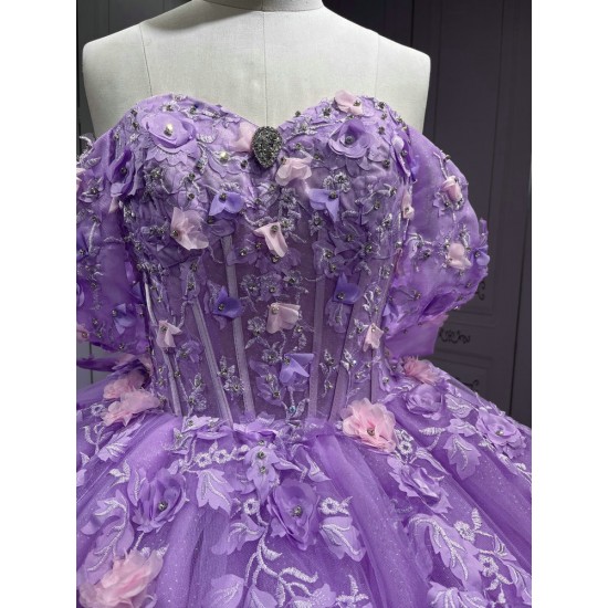 2025 Mumuleo LilacLight Purple Quinceanera Dress Vestidos De Novia Quinceaera Ball Gowns  Para Aos Xv 15 Year Old Dresses