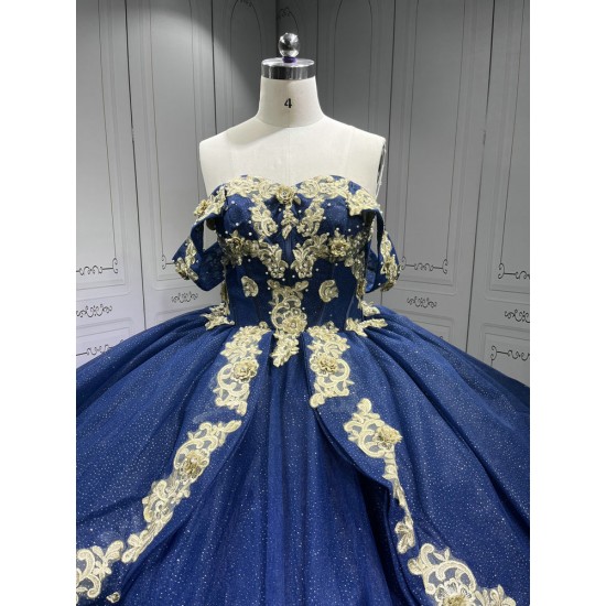 Mumuleo Navy Blue Quinceanera Dresses Vestidos De 15 De Xv Aos Quince 2025 Quinceaera Ball Gowns Vestidos Para 16 Aos