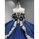 Mumuleo Navy Blue Quinceanera Dresses Vestidos De 15 De Xv Aos Quince 2025 Quinceaera Ball Gowns Vestidos Para 16 Aos
