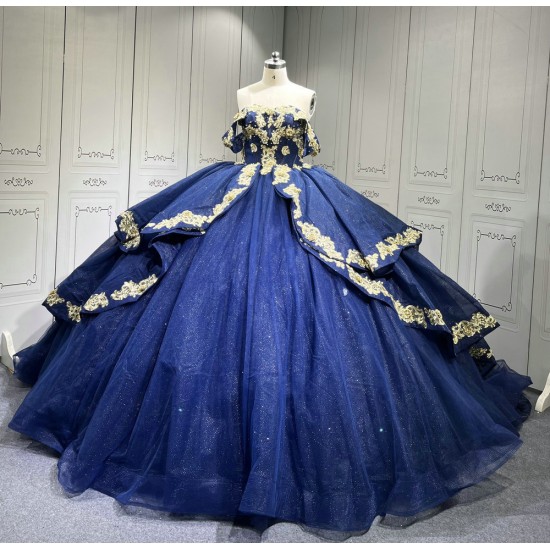 Mumuleo Navy Blue Quinceanera Dresses Vestidos De 15 De Xv Aos Quince 2025 Quinceaera Ball Gowns Vestidos Para 16 Aos