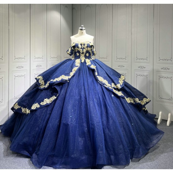 Mumuleo Navy Blue Quinceanera Dresses Vestidos De 15 De Xv Aos Quince 2025 Quinceaera Ball Gowns Vestidos Para 16 Aos