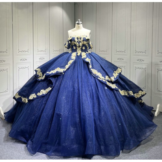 Mumuleo Navy Blue Quinceanera Dresses Vestidos De 15 De Xv Aos Quince 2025 Quinceaera Ball Gowns Vestidos Para 16 Aos
