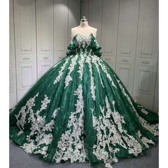 Mumuleo Emerald Green Quinceanera Dresses Vestidos De 15 De Xv Aos Quince 2025 Quinceaera Ball Gowns Vestidos Para 16 Aos