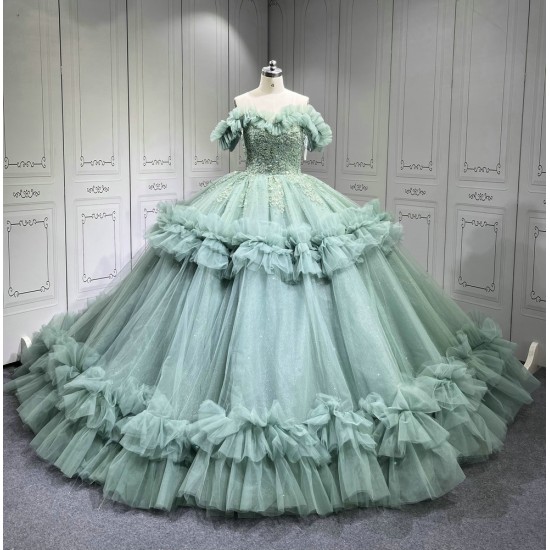 Mumuleo Sage Green Dresses for Quinceaeras Vestidos De Quince 15 Anos Plus Size Vestidos De Quinceaera 2025 Novia Civil