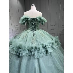 Mumuleo Sage Green Dresses for Quinceaeras Vestidos De Quince 15 Anos Plus Size Vestidos De Quinceaera 2025 Novia Civil