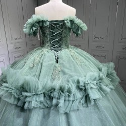 Mumuleo Sage Green Dresses for Quinceaeras Vestidos De Quince 15 Anos Plus Size Vestidos De Quinceaera 2025 Novia Civil