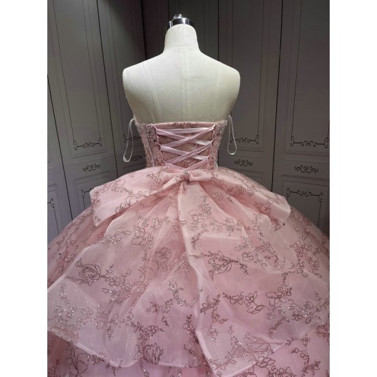 Mumuleo Blush Pink Quinceanera Dresses Vestidos De 15 De Xv Aos Quince 2025 Quinceaera Ball Gowns Vestidos Para 16 Aos