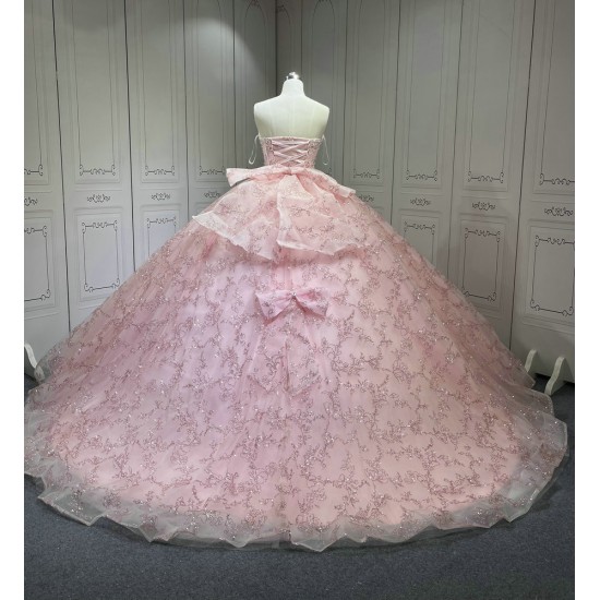 Mumuleo Blush Pink Quinceanera Dresses Vestidos De 15 De Xv Aos Quince 2025 Quinceaera Ball Gowns Vestidos Para 16 Aos