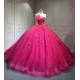 Mumuleo Fuchsia Quinceanera Dress 2025 Vestidos Azul Marino De XV Anos Princess Dress Vestidos De 15