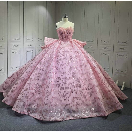 2025 Pink Quinceanera Dresses Vestidos De 15 Quinceanera Fiesta Robes De Soirée Vestidos En Liquidacion Envio Gratis