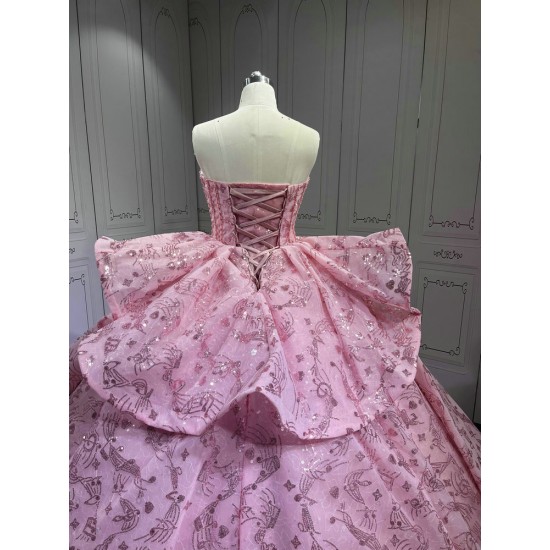 2025 Pink Quinceanera Dresses Vestidos De 15 Quinceanera Fiesta Robes De Soirée Vestidos En Liquidacion Envio Gratis