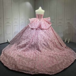 2025 Pink Quinceanera Dresses Vestidos De 15 Quinceanera Fiesta Robes De Soirée Vestidos En Liquidacion Envio Gratis