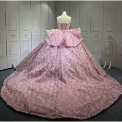 2025 Pink Quinceanera Dresses Vestidos De 15 Quinceanera Fiesta Robes De Soirée Vestidos En Liquidacion Envio Gratis