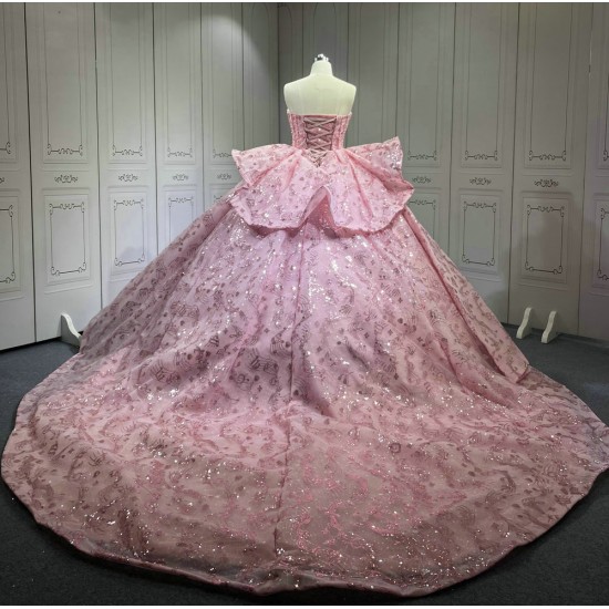 2025 Pink Quinceanera Dresses Vestidos De 15 Quinceanera Fiesta Robes De Soirée Vestidos En Liquidacion Envio Gratis