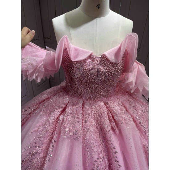 2025 Pink Quinceanera Dresses Vestidos De 15 Quinceaneras Anos Abiti Da Cerimonia Festa 2025 Princess Dress Vestidos Para Mujer
