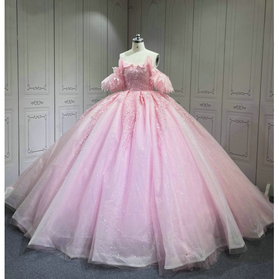 2025 Pink Quinceanera Dresses Vestidos De 15 Quinceaneras Anos Abiti Da Cerimonia Festa 2025 Princess Dress Vestidos Para Mujer