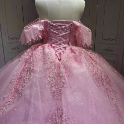 2025 Pink Quinceanera Dresses Vestidos De 15 Quinceaneras Anos Abiti Da Cerimonia Festa 2025 Princess Dress Vestidos Para Mujer
