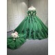 2025 Emerald Green Vestido De 15 Anos Quinceanera Ball Gown Vestido Festa Zimmermann Dresses Medida Princesa 2025 Graduacion With Bear