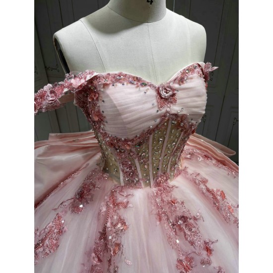 Pink Vestidos De 15 Anos Quinceaneras Vestido De 15 Anos Prom Dresses Luxury Vestidos De Fiesta Elegantes Casamento