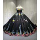 Floral Black Quinceanera Dresses With Flowers Vestidos De Fiesta Prom Dresses Vestidos De 15 Anos Quinceanera 2025