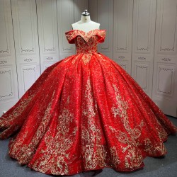 Red With Gold vestidos de 15 quinceañera vestidos de fiesta vestidos de 15 años quinceañera vestido de 15 quinceañera