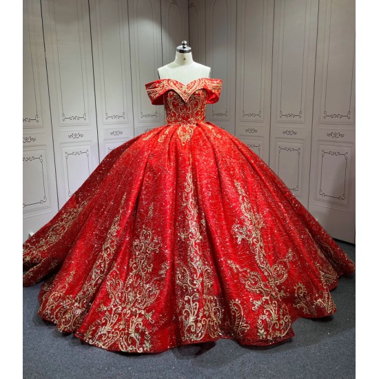 Red With Gold vestidos de 15 quinceañera vestidos de fiesta vestidos de 15 años quinceañera vestido de 15 quinceañera