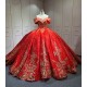Red With Gold vestidos de 15 quinceañera vestidos de fiesta vestidos de 15 años quinceañera vestido de 15 quinceañera