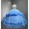 Ruffled Sky Blue Quinceanera Dress Vestidos De Fiesta Vestidos De 15 Quinceañera Vestidos En Liquidación Envío Gratis De Gala