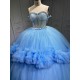 Ruffled Sky Blue Quinceanera Dress Vestidos De Fiesta Vestidos De 15 Quinceañera Vestidos En Liquidación Envío Gratis De Gala