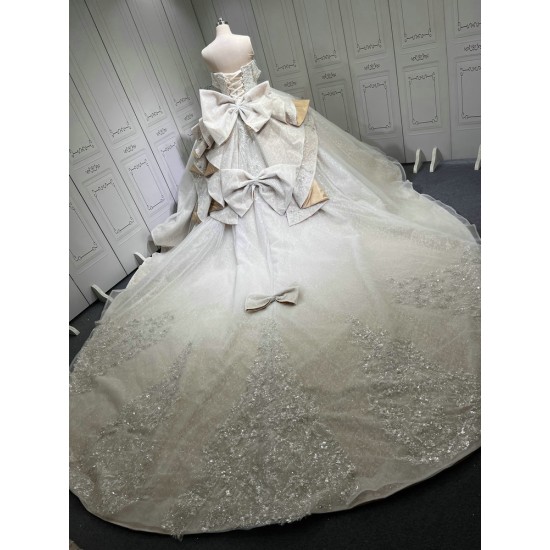Mumuleo Beige Quinceanera Dresses Vestidos De 15 Aos Blanco Con Dorado Vestido Color Uvacorto Quinceaera