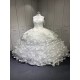 Vestidos De 15 Aos Vestidos De Quinceaera Xv Aos Ball Gowns White Quinceanera Dresses Custom Made Ruffled Detachable Skirt