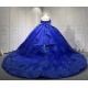 2025 Blue Quinceanera Dresses Princess Ball Gown Lace Appliques Sweetheart Girls Sweet 15 Vestidos De 15 Anos