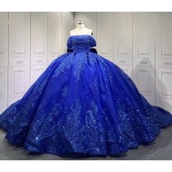 2025 Blue Quinceanera Dresses Princess Ball Gown Lace Appliques Sweetheart Girls Sweet 15 Vestidos De 15 Anos