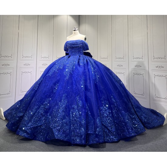 2025 Blue Quinceanera Dresses Princess Ball Gown Lace Appliques Sweetheart Girls Sweet 15 Vestidos De 15 Anos
