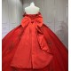 2025 Red Quinceanera Dresses Princess Ball Gown Lace Appliques Sweetheart Girls Sweet 15 Vestidos De 15 Anos