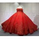 2025 Red Quinceanera Dresses Princess Ball Gown Lace Appliques Sweetheart Girls Sweet 15 Vestidos De 15 Anos