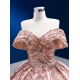 Ball Gown Prom Dress Off Shoulder Pink Quinceanera Dress 2024 Sweet 15 16 Birthday Party Gown