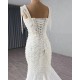 Chandelier Sleeve Mermaid Wedding Dresses For Women 2024 Pearl Bridal Gown Luxury Vestido De Novias