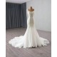 Chandelier Sleeve Mermaid Wedding Dresses For Women 2024 Pearl Bridal Gown Luxury Vestido De Novias