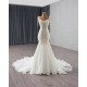 Chandelier Sleeve Mermaid Wedding Dresses For Women 2024 Pearl Bridal Gown Luxury Vestido De Novias