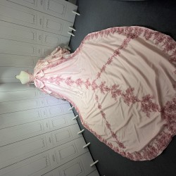 Exquisite Off The Shoulder Pink Quinceanera Dresses for Girl Sweetheart Neck Appliques Ball Gown 