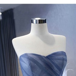 Glaucous Color Tulle Prom Dresses A Line Sleeveless Evening Dress Vintage Women Formal Party Wedding Gowns