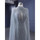 Gray Women Prom Dresses Long Sleeve Sequin Evening Dress Formal Wedding Occasion Gowns